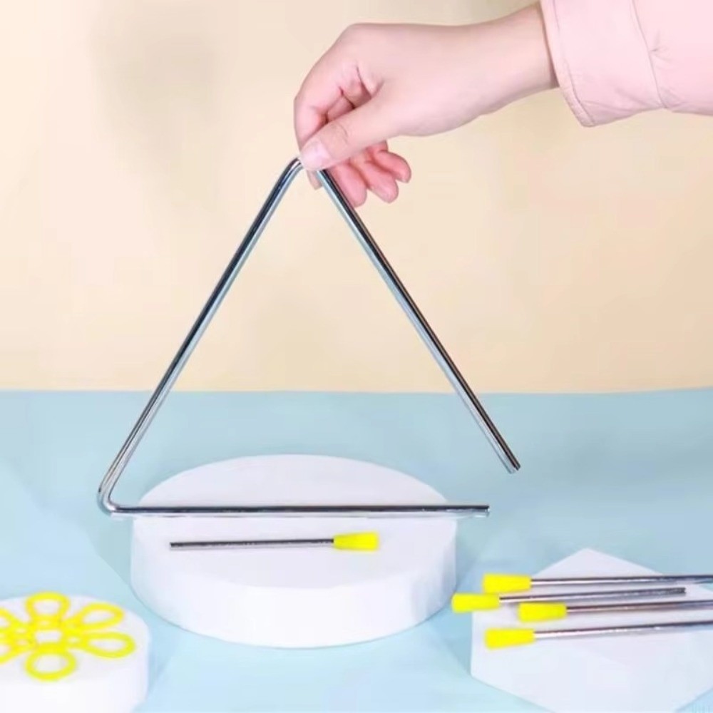 Musical Instrument Triangle - Stainless Steel Triangle Musical Instrument Rubber