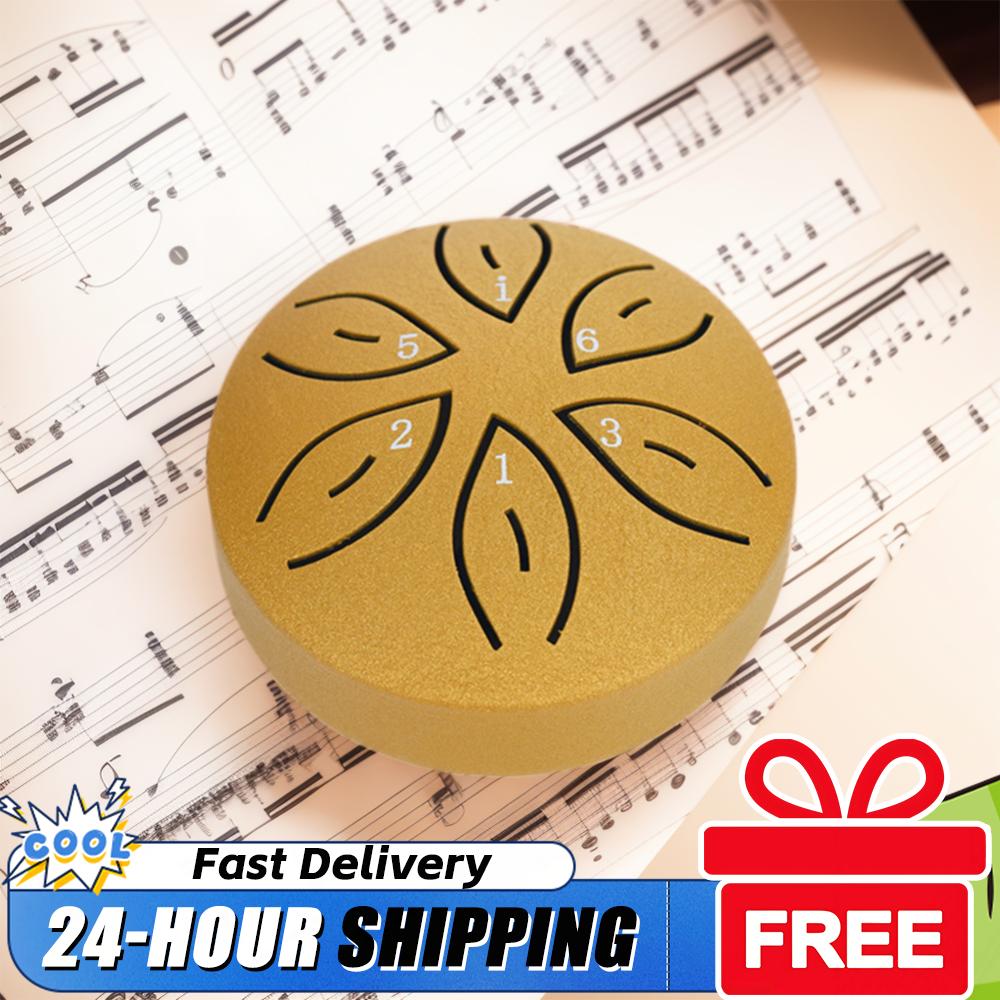 Musical Instrument Percussion - 3 Inches 6 Notes Steel Tongue