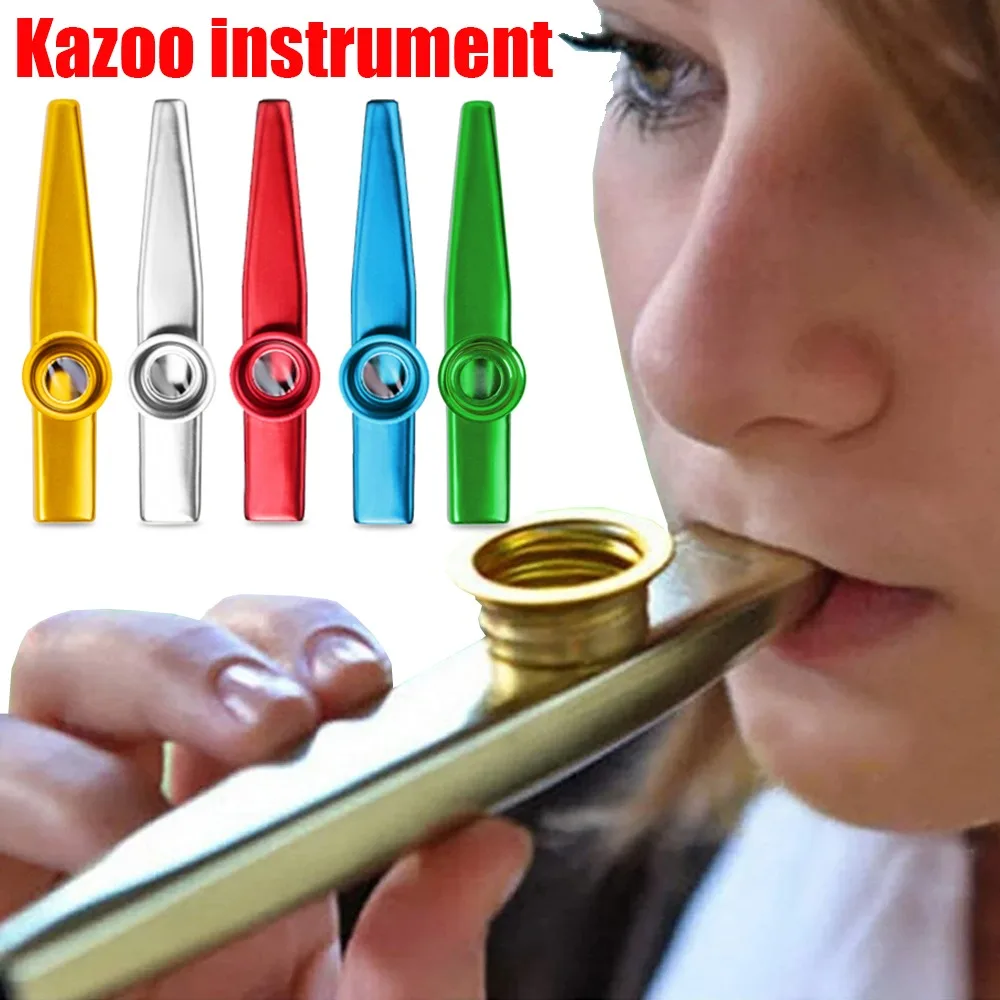 Musical Instrument Ukulele - 1 Pcs Metal Kazoo Suitable For