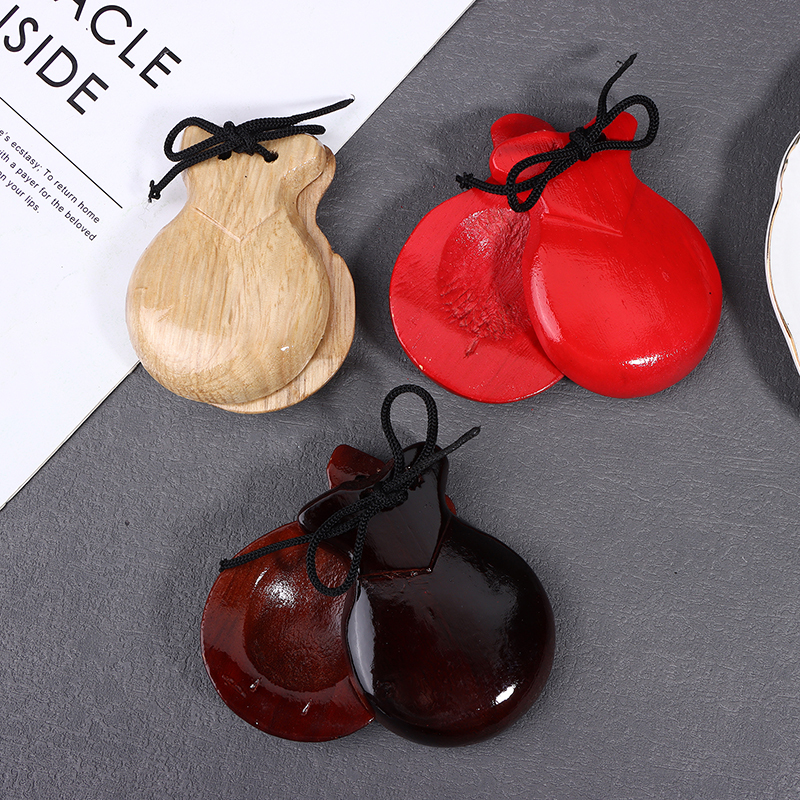 2Pcs Traditional Castanet Wood - đánh giá và giá Castanet Flamenco