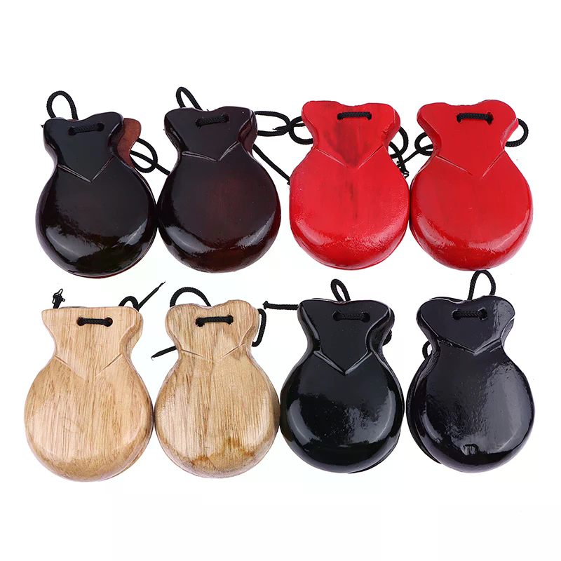 2Pcs Traditional Castanet Wood - đánh giá và giá Castanet Flamenco