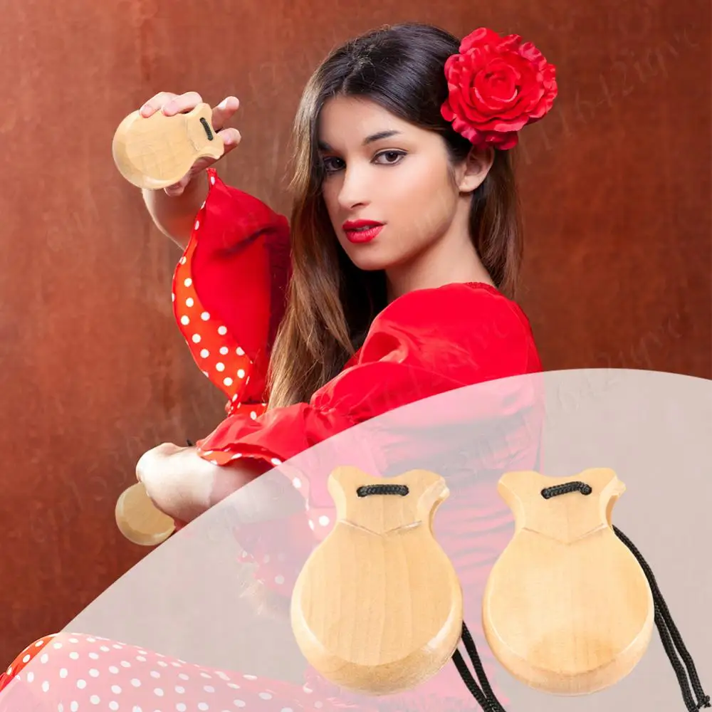 2/4Pc Traditional Castanets Wo - đánh giá và giá Castanet Flamenco