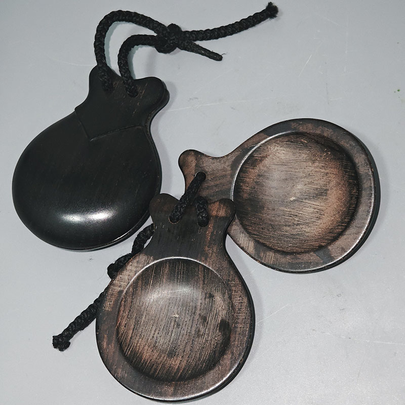 Ebony Handmade Castanets Begin - đánh giá và giá Castanet Flamenco