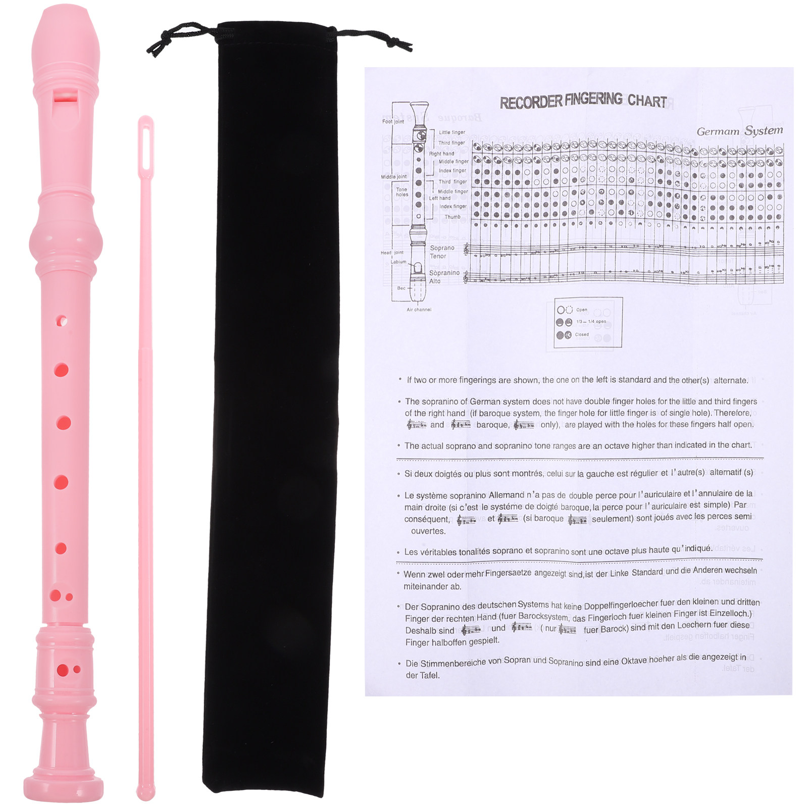 1Set High Pitch 8 Hole Recorde - đánh giá và giá Musical Instrument Recorder