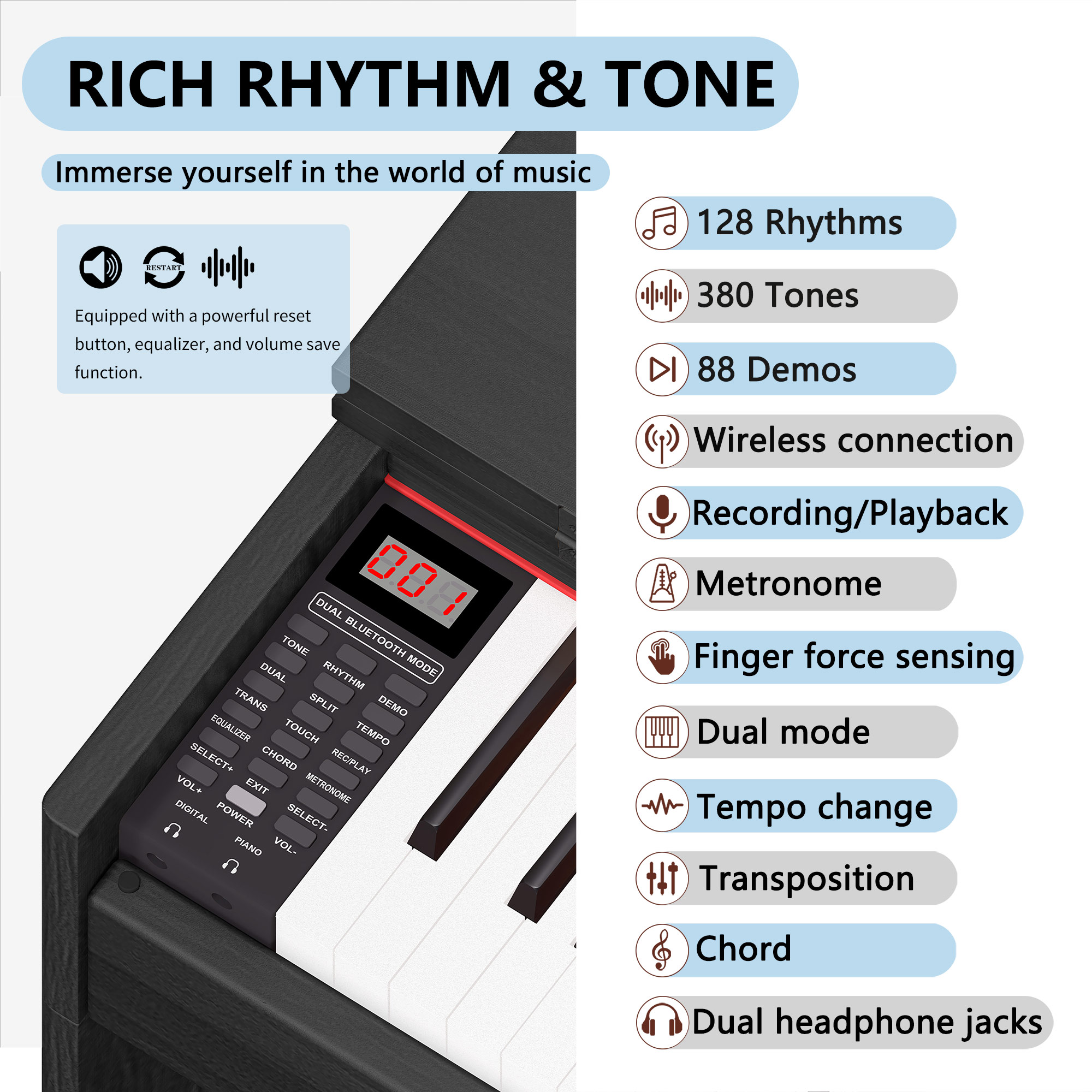 Price Piano For Sale Electroni - đánh giá và giá Musical Instrument Keyboard Price
