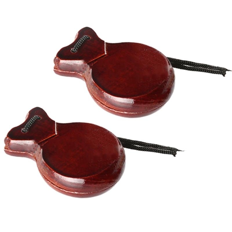 2Pcs Traditional Castanet Wood - đánh giá và giá Castanet Flamenco