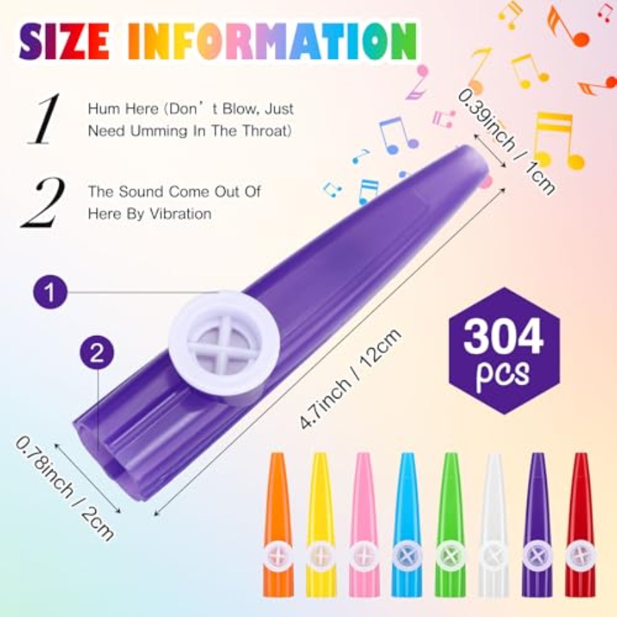 Pcs Kazoos Bulk Plastic Kazoos - đánh giá và giá Musical Instrument Exchange