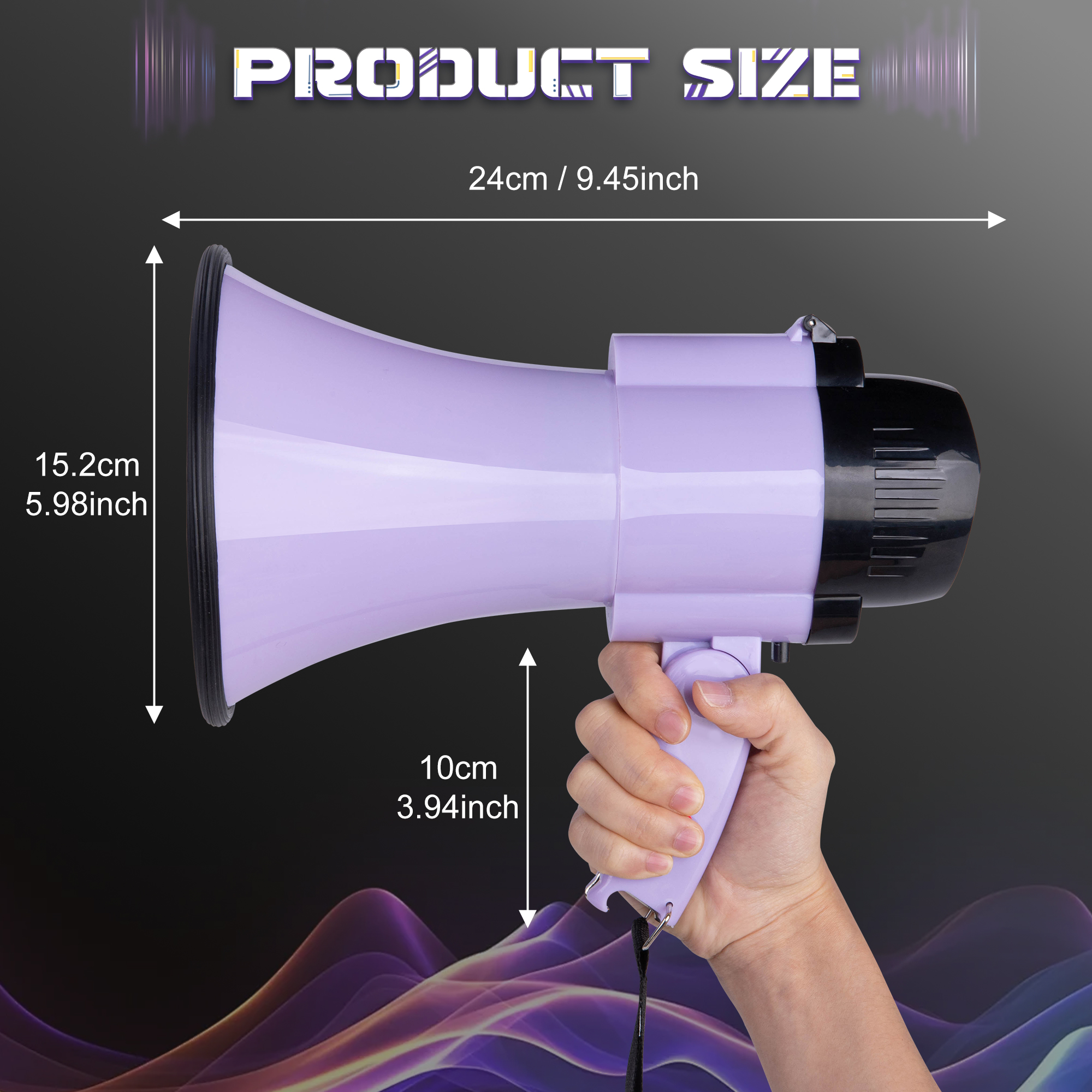 30 Watt Power Portable Megapho - đánh giá và giá Musical Instrument Band