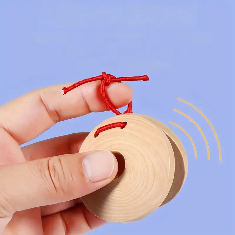 （NEW）1pc Wooden Castanets Wood - đánh giá và giá Castanet Flamenco