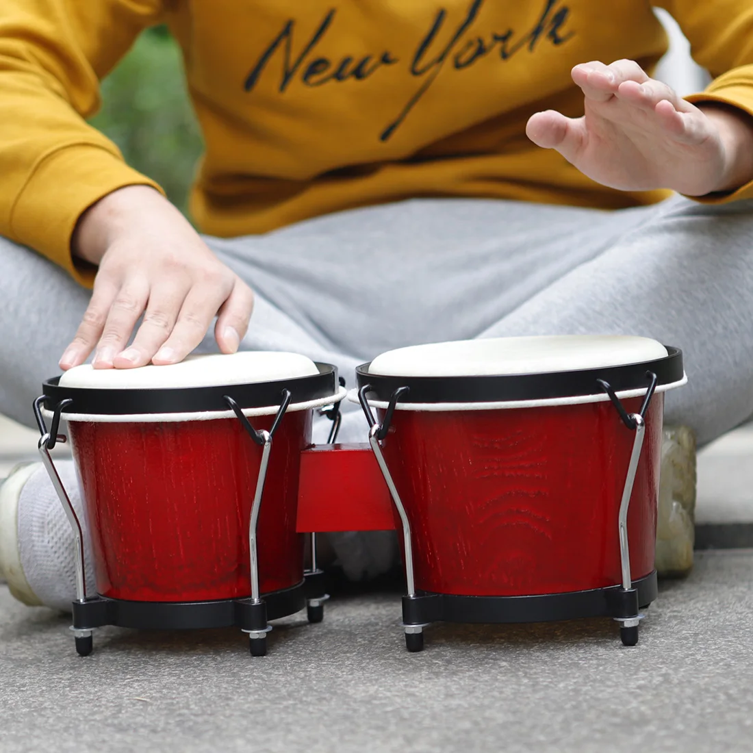 IRIN African Bongo Drum Wooden - đánh giá và giá Musical Instrument Percussion