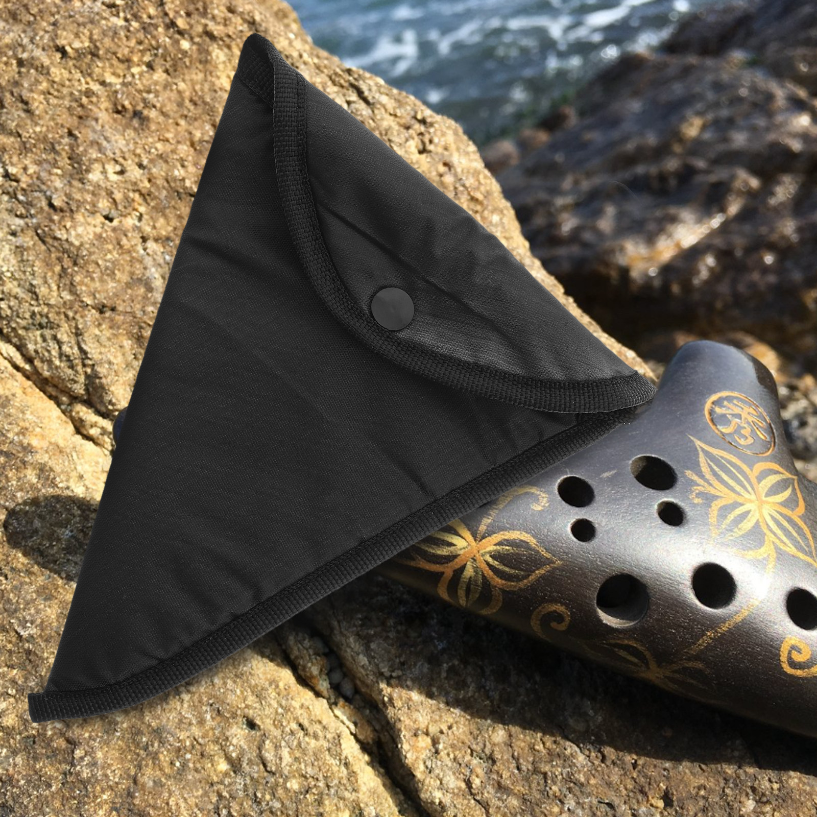 2Pcs Ocarina Storage Pouch Por - đánh giá và giá Musical Instrument Triangle